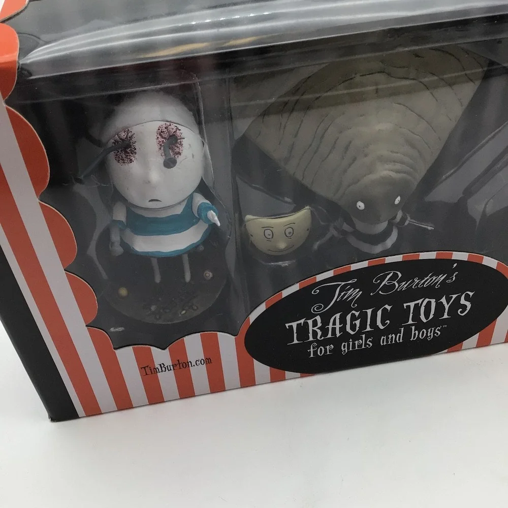 Tim Burtons Tragic Toys Oyster Boy and‎ The Boy With Nails in His Eyes Set New
